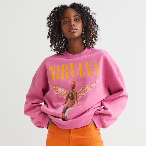 h&m nirvana hoodie